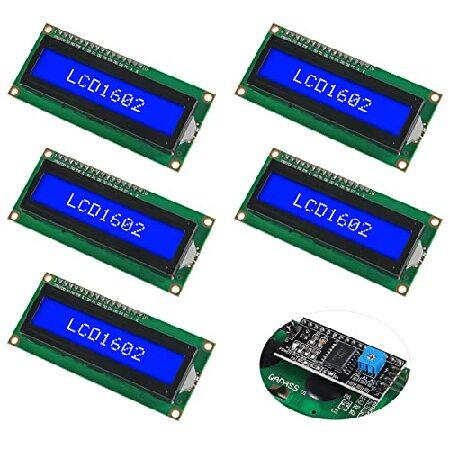 【並行輸入品】 DWEII I2C 1602 LCDディスプレイモジュール 16X2 キャラクター ...