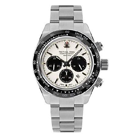 【並行輸入品】 TACTICAL FROG Watch for Men 41mm Panda Chr...