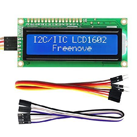 【並行輸入品】 Freenove I2C IIC LCD 1602 モジュール、新しいタイプ TWI...