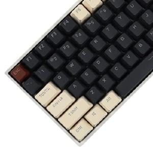 【並行輸入品】 YMDK ダブルショット 108 染色 PBT Shine Through OEM プロファイル キーキャップ レインボー カーボン サンセット