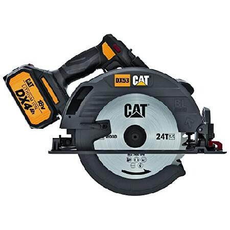 【並行輸入品】 Caterpillar Cat(R) 18V 1 7-1/4インチコードレス丸鋸 ブ...