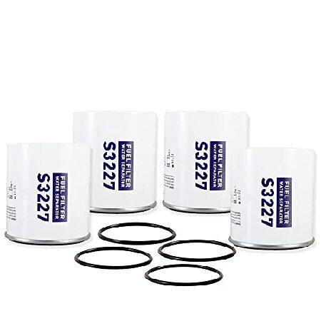 【並行輸入品】 4個 S3227 9-37882 18-7922 燃料フィルター 船舶用燃料水分離器...