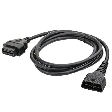 【並行輸入品】 iKKEGOL フル16ピン OBD2 OBD II オス-メス 延長ケーブルコード...