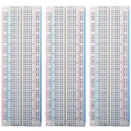 【並行輸入品】 DIYables 3pcs Solderless Breadboard 830 Po...