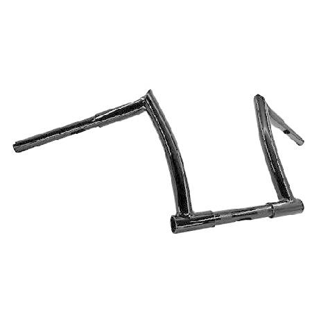 【並行輸入品】 12インチ ライズ 1-1/4インチ ファットエイプハンガー ハンドルバー ハーレー...