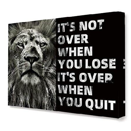 【並行輸入品】 Lion インスピレーション起業家 引用句 It's Not Over When Y...