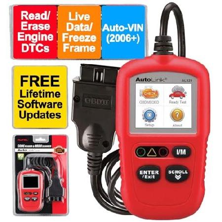 【並行輸入品】 Autel AutoLink AL329 (無料ライフタイムアップデート) OBD2...
