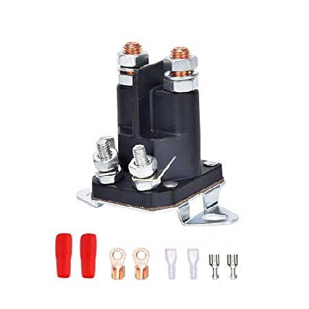 【並行輸入品】 CNAODUN スターターソレノイド 12V 4極 Cub Cadet 芝刈り機用