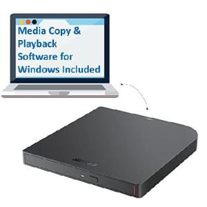 BUFFALO (バッファロー) MediaStation 6X ポータブル Type-C USB 3.2 (Gen 1) ブルーレイドライブ 外付け/ブルーレイ/DVD/CDの再生/書き込み/PC/Macノートパソコの商品画像