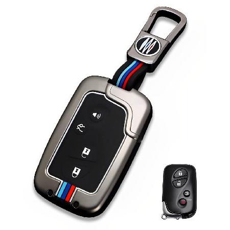 【並行輸入品】 レクサスキーフォブカバーケース、メタルシェルスマートキーホルダー RX350 RX4...