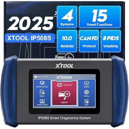 【並行輸入品】 OBD2 スキャナー診断ツール XTOOL IP508S:15リセット付き車＆トラッ...