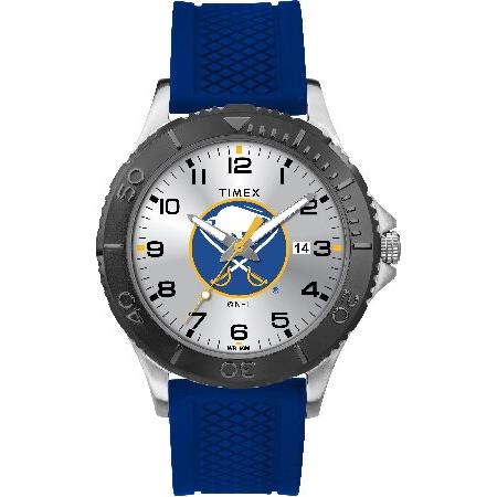 Timex Tribute メンズ NHL ゲーマー 42mm 腕時計 - バッファローセイバーズ ...