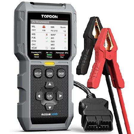 【並行輸入品】 TOPDON AL500B OBD2スキャナーバッテリーテスター 2イン1コードリー...