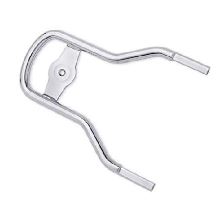 【並行輸入品】 Chrome LOW short Medallion Style Sissy Bar...