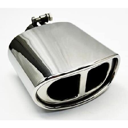 【並行輸入品】 エキゾーストチップ 2.25 インレット 5.50 X 3.0 X 7.00 ロング...