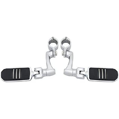 【並行輸入品】 FOVPLUE 1インチ 1.25インチ 1.5インチ ハイウェイフットペグ 調節可...