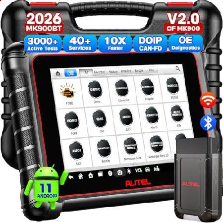 【並行輸入品】 2026 Autel スキャナー MaxiCOM MK900BT MK900-BT ...