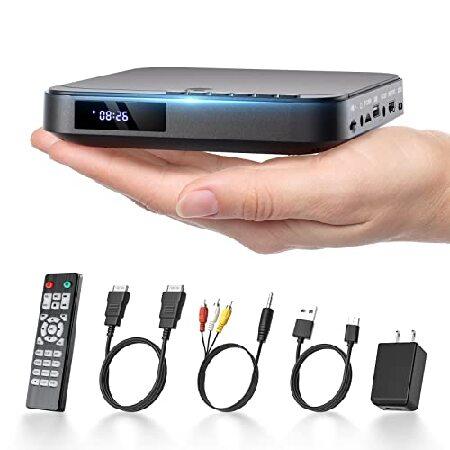 【並行輸入品】 Mini DVD Player HDMI, DESOBRY Small DVD Pl...