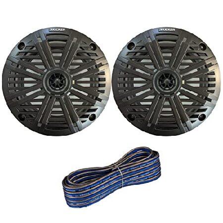 【並行輸入品】 Kicker 6.5インチ 2ウェイ 最大電力195ワット 同軸 マリンオーディオス...