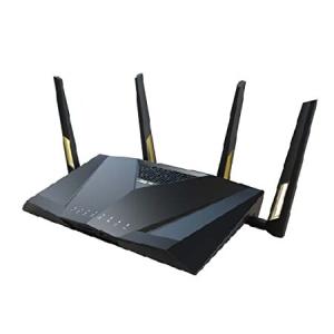 ASUS RT-AX88U Pro (AX6000) Dual Band WiFi 6 Extendable Gaming Router, Dual 2.5G Ports, Rangeboost Plus, Port Forwarding, Subscription-Free Network Sec