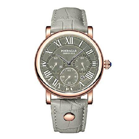 RORIOS Mens Watches Chronograph Watch with Leather...