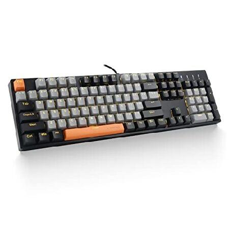 【並行輸入品】 E-YOOSO Z-14 メカニカルゲーミングキーボード 104キー レッドスイッチ...