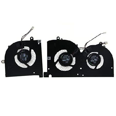 【並行輸入品】 交換用CPU+GPU冷却ファン MSI GS75 Stealth P75 Creat...