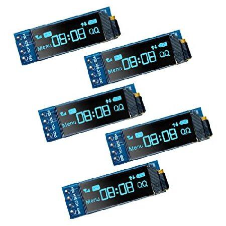 【並行輸入品】 Hosyond 5 Pcs 0.91 Inch I2C IIC OLED Displ...