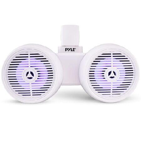 【並行輸入品】 Pyle デュアル防水オフロードスピーカー - 6.5インチ 200W 2ウェイ マ...