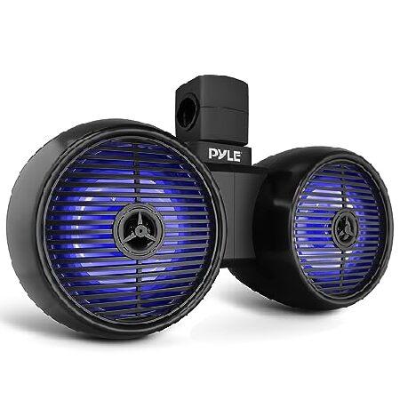 【並行輸入品】 Pyle デュアル防水オフロードスピーカー - 6.5インチ 200W 2ウェイ マ...