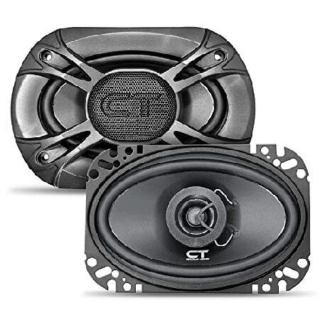 【並行輸入品】 CT Sounds BIO-4X6-COX 4x6インチ 同軸カースピーカー 最大1...