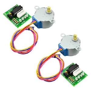 【並行輸入品】 DIYables 28BYJ-48 ULN2003 5V ステッピングモーター ドライバー付き Arduino ESP32 ESP8266 Raspberry Pi用 2個