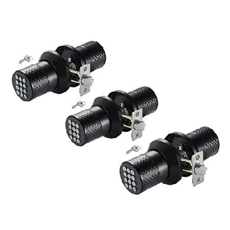 【並行輸入品】 キーパッドドアノブロック キーレスエントリードアロック 滑り止めハンドル付き オート...