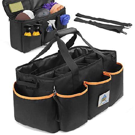 【並行輸入品】 WDG ディテーリングバッグ クリーニングキャディオーガナイザー ハンドル＆ポリッシ...