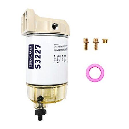 【並行輸入品】 燃料フィルター水分離器アセンブリ │船外機マーキュリー交換用│交換用# S3227,...