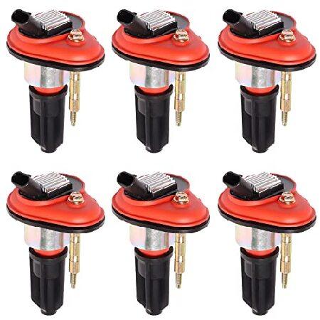 【並行輸入品】 ENA レッドイグニッションコイル 6個セット ビュイック シボレー GMC いすゞ...