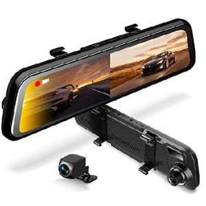 RexingUSA M2 Smart BSD ADAS Dual Mirror Dash Cam 1080p (Front+Rear) w/GPS 12 IPS Touch Screen Stream Media Parking Mode Night Vision Blind Spotの商品画像