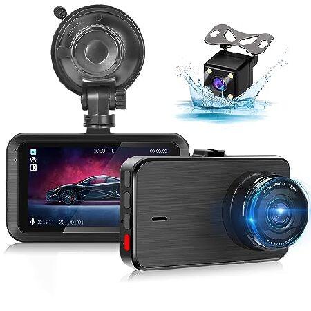 Dashcams for Car Front and Rear 1080P Full HD DVR ...