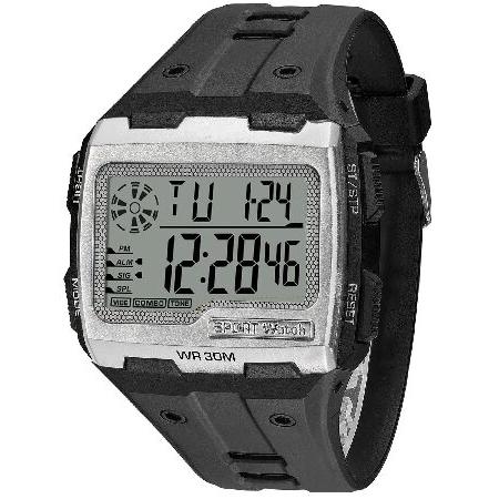 【並行輸入品】 ADSBIAOYE スクエア メンズ デジタルウォッチ アウトドア スポーツ 多機能...