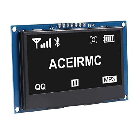 【並行輸入品】 ACEIRMC 2.4インチ 128x64 OLED LCDディスプレイモジュール ...