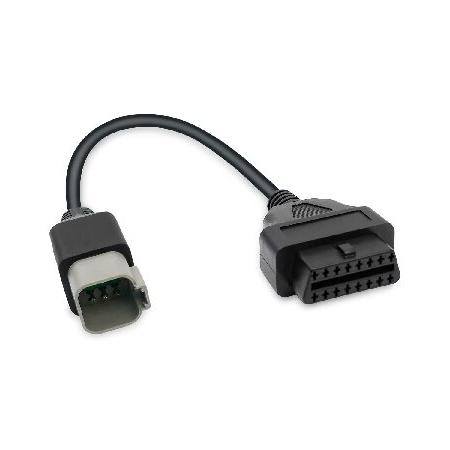 【並行輸入品】 オートバイ 6ピン OBD診断ケーブルアダプター CAN OBD2 OBDII 診断...