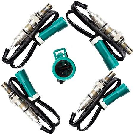 【並行輸入品】 Sangyue 酸素 O2 センサー 1 ＆ 2 4個 1997-1998 フォード...