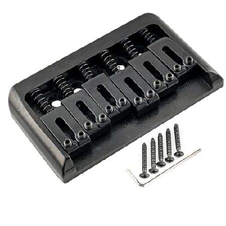 【並行輸入品】 Musiclily Pro 10.5mm ハードテイルブリッジ モダンスタイルサドル...