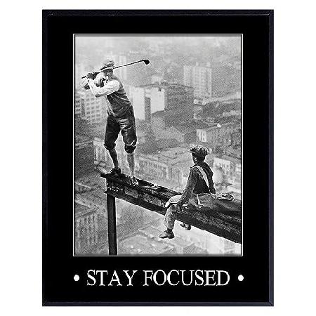 【並行輸入品】 Vintage Golf Wall Art LARGE 11x14 - Inspir...