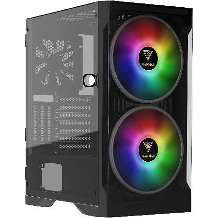 【並行輸入品】 GAMDIAS ATX ミッドタワー ゲーミングコンピューターケース デスクトップ＆...