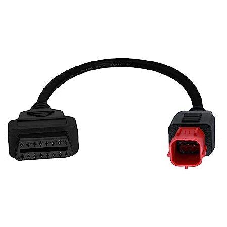【並行輸入品】 Obd2 アダプターケーブル 6ピン モーターバイクコネクター Moto Guzzi...
