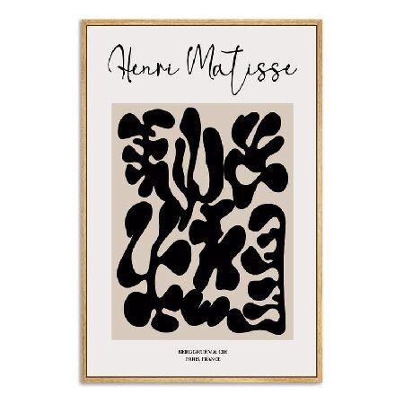 Zzuyi Henri Matisse フレームアートプリント、フラワーマーケットポスター マティス...