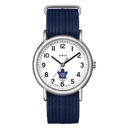 Timex ユニ ウィークエンダー 38mm 腕時計 - トロントメープルリーフ スリップスルーシン...