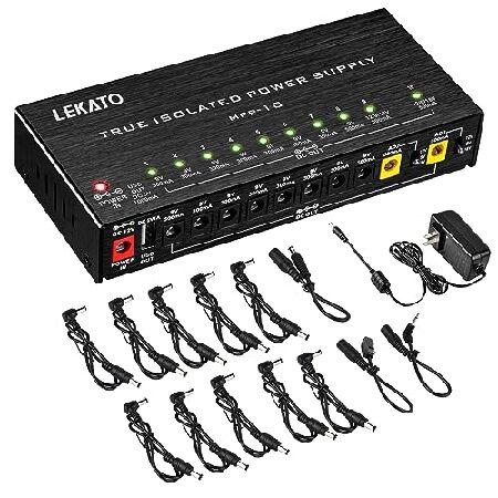 【並行輸入品】 LEKATO Guitar Pedal Power Supply, True Iso...
