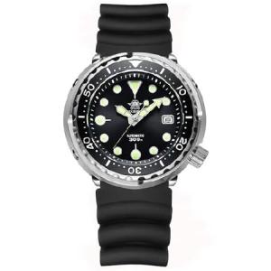 【並行輸入品】 ADDIESDIVE 47.5mm ラージフェイス ダイブウォッチ 男性用 自動腕時計 NH35a ダイバー 300M 夜光サファイアクリスタルウォッチ